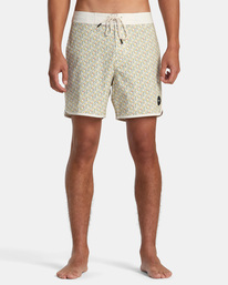 1 Freeport Boardshorts  16" White AVYBS00331 RVCA