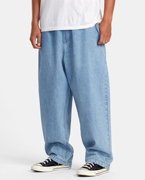3 Zach Allen Elastic - Jeans mit Relaxed Fit für Männer Blau AVYDP00122 RVCA