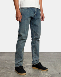 4 Weekend Straight Fit Jeans Blue AVYDP00127 RVCA