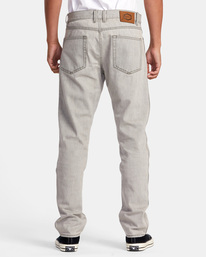 2 Weekend Straight Fit Jeans Grey AVYDP00127 RVCA