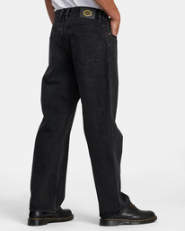 4 Americana Dayshift - Relaxed Fit Jeans for Men Black AVYDP00128 RVCA