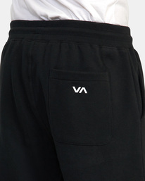 7 Big RVCA Sweatshorts Black AVYFB00127 RVCA