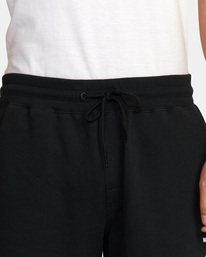 9 Big RVCA Sweatshorts Black AVYFB00127 RVCA