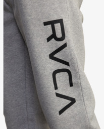 3 Big RVCA Sweatpants Grey AVYFB00141 RVCA