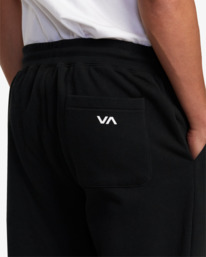 6 Big RVCA Sweatpants Black AVYFB00141 RVCA