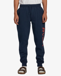 1 Big RVCA Sweatpants Blue AVYFB00141 RVCA