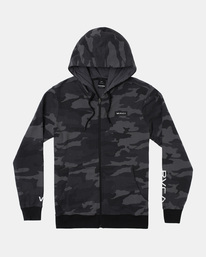 0 Swift Zip-Up Hoodie Brown AVYFT00152 RVCA