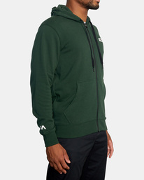 4 Swift Zip-Up Hoodie Green AVYFT00152 RVCA