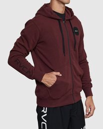 3 Swift Zip-Up Hoodie Green AVYFT00152 RVCA