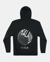 1 Yin Yang Balance Pullover Hoodie Black AVYFT00301 RVCA
