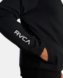 9 VA Sport Tech - Kapuzenpulli mit Reißverschluss für Männer Schwarz AVYFT00303 RVCA