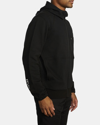 5 VA Sport Tech - Kapuzenpulli mit Reißverschluss für Männer Schwarz AVYFT00303 RVCA