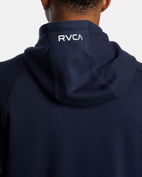 11 Tech Zip-Up Fleece Hoodie II Blue AVYFT00303 RVCA