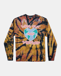 2 Freaktopia Love Your Mother Sweatshirt White AVYFT00305 RVCA