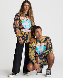 0 Freaktopia Love Your Mother Sweatshirt White AVYFT00305 RVCA