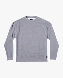 rvca, Recession Collection Day Shift - Sweat pour Homme, ATHLETIC HEATHER (ahr) Recession Collection Day Shift - Sweatshirt for Men AVYFT00310