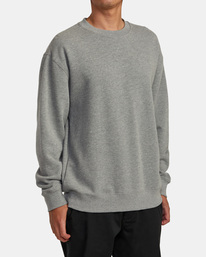 5 Recession Collection Day Shift - Sweatshirt for Men Gray AVYFT00310 RVCA