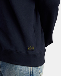 3 Day Shift Crewneck Sweatshirt Blue AVYFT00310 RVCA