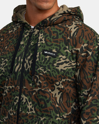 3 Swift Icon Zip-Up Hoodie Green AVYFT00312 RVCA
