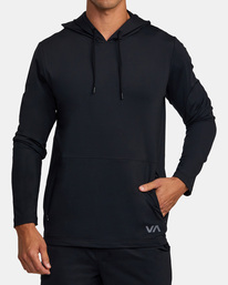 1 Trainer Hoodie Black AVYFT00323 RVCA