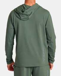 1 Trainer Hoodie Green AVYFT00323 RVCA