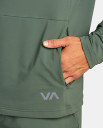 2 Trainer Hoodie Green AVYFT00323 RVCA