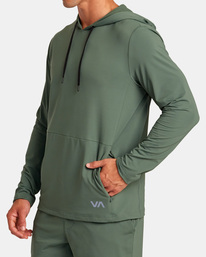 3 Trainer Hoodie Green AVYFT00323 RVCA