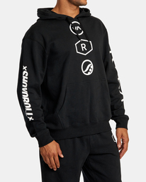 5 Ruotolo Stack - Hoodie for Men Black AVYFT00326 RVCA