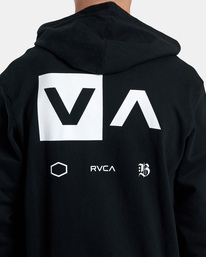 4 Barron Mamiya - Felpa con cappuccio da Uomo Black AVYFT00327 RVCA