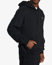4 VA Essential - Sweat à capuche pour Homme Noir AVYFT00328 RVCA