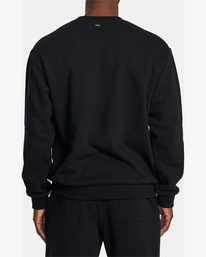8 VA Essential - Felpa da Uomo Black AVYFT00331 RVCA