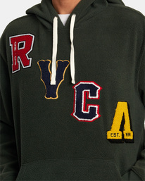 2 Letterman - Hoodie for Men Green AVYFT00336 RVCA