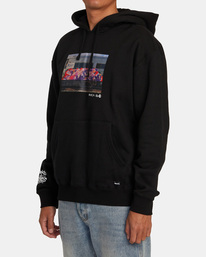 3 VA - Kapuzenpulli für Männer Schwarz AVYFT00341 RVCA