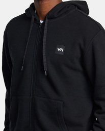 3 Graphic Hoodie Black AVYFT00348 RVCA