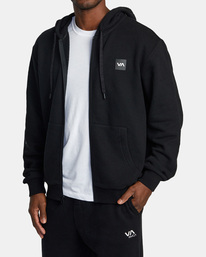 1 Graphic Hoodie Black AVYFT00348 RVCA