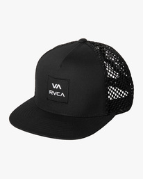 rvca red trucker hat