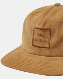 3 Freeman - Snapback Cap for Men Beige AVYHA00340 RVCA