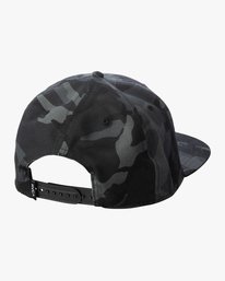 1 Island Hex Snapback Hat Black AVYHA00389 RVCA