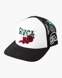0 Oblow Trucker Hat White AVYHA00398 RVCA