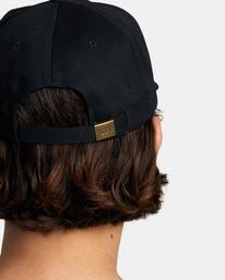 3 ANP Daily Claspback Hat Black AVYHA00406 RVCA