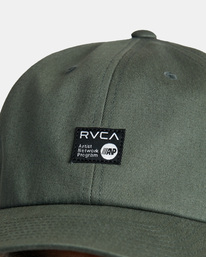 4 ANP Daily Claspback Hat Green AVYHA00406 RVCA