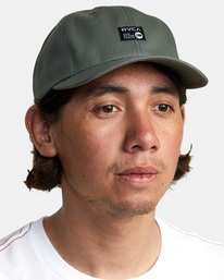 5 ANP Daily Claspback Hat Green AVYHA00406 RVCA
