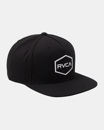 2 Commonwealth - Cappellino snapback da Uomo Black AVYHA00454 RVCA
