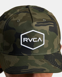 4 Commonwealth Snapback Hat Brown AVYHA00454 RVCA