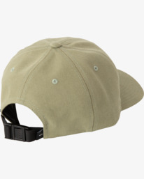 1 Ptc Clipback Hat Green AVYHA00455 RVCA