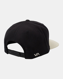 1 RVCA Twill Snapback II Hat Black AVYHA00457 RVCA