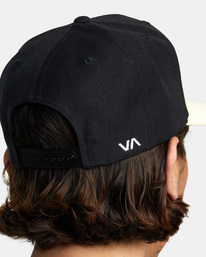 3 RVCA Twill Snapback II Hat Black AVYHA00457 RVCA