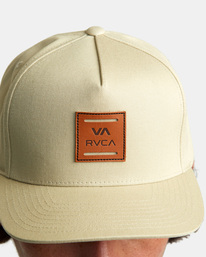 4 VA All The Way Snapback Hat Beige AVYHA00463 RVCA