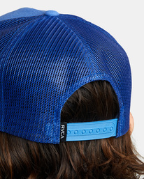 3 VA All The Way Trucker Hat Blue AVYHA00464 RVCA