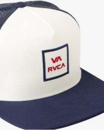 5 VA All The Way Trucker Hat Red AVYHA00464 RVCA